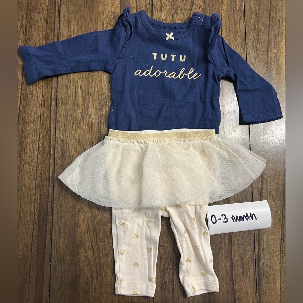 Carters - Just for one 2-piece outfit - 0-3 month - Gently used